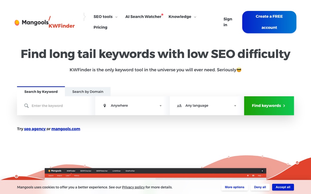 Mangools 評價與 KWFinder 教學:預算有限的新手部落客,CP 值最高的 SEO 工具?